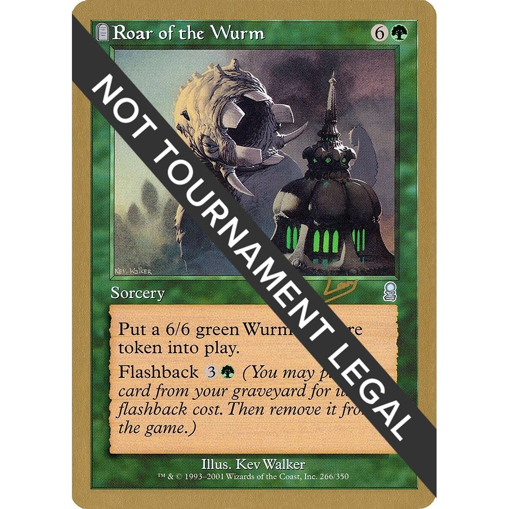 Image for Roar of the Wurm - 2002 Raphael Levy (ODY) (WCD) - Magic: The Gathering