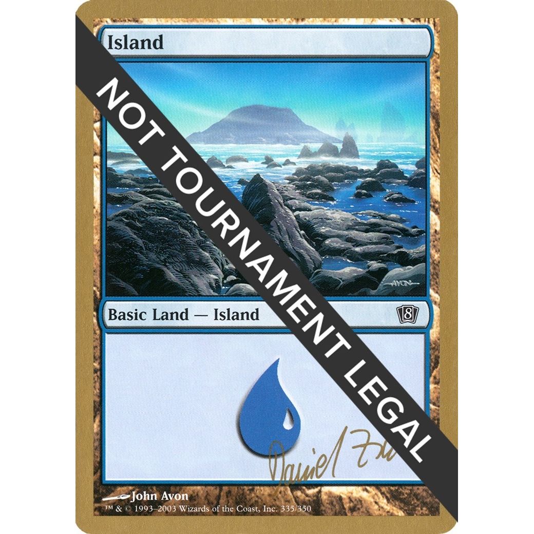 Image for Island (335) - 2003 Daniel Zink (8ED) (WCD) - Magic: The Gathering