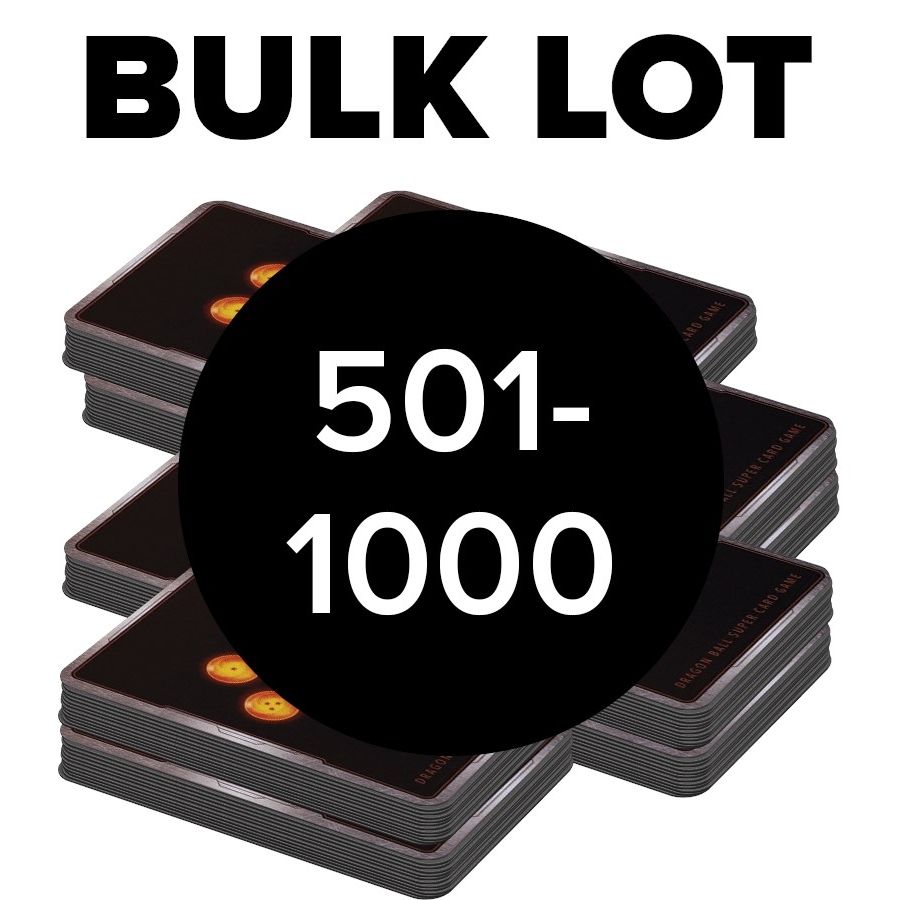 Image for 501 - 1000 Dragon Ball Super CCG Bulk Card Lot - Bulk Lots