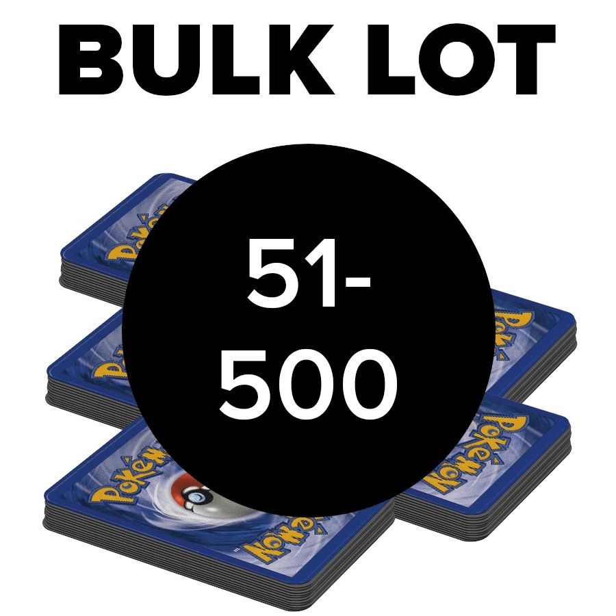 Image for 51 - 500 Pokemon Bulk Card Lot - Bulk Lots
