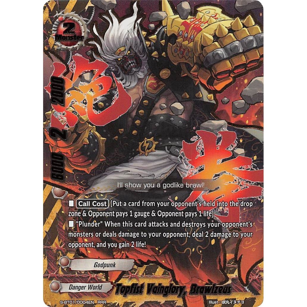 Image for Topfist Vainglory, Brawlzeus (S-BT01/0004EN) (S-BT01) - Future Card BuddyFight