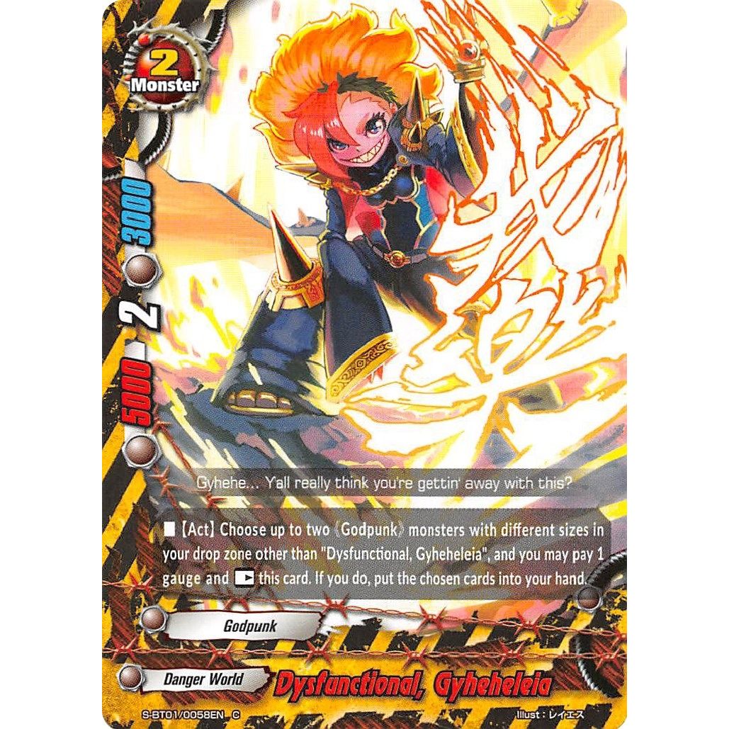 Image for Dysfunctional, Gyheheleia (S-BT01/0058EN) (S-BT01) - Future Card BuddyFight