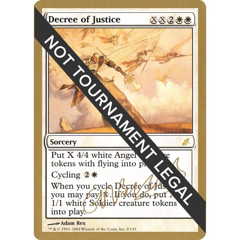 Image for Decree of Justice - 2004 Gabriel Nassif (SCG) (WCD) - Magic: The Gathering
