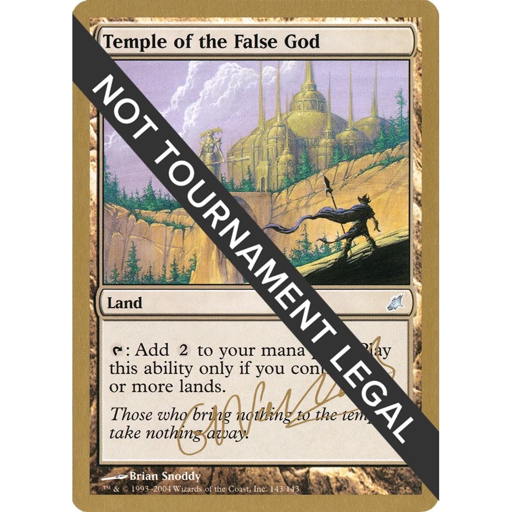 Image for Temple of the False God - 2004 Gabriel Nassif (SCG) (WCD) - Magic: The Gathering
