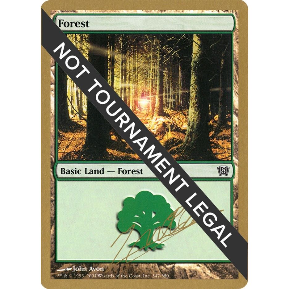 Image for Forest (347) - 2004 Julien Nuijten (8ED) (WCD) - Magic: The Gathering