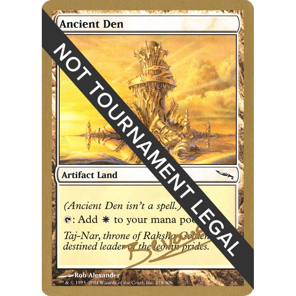 Image for Ancient Den - 2004 Manuel Bevand (MRD) (WCD) - Magic: The Gathering