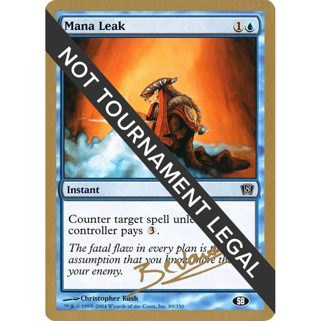 Image for Mana Leak - 2004 Manuel Bevand (8ED) (SB) (WCD) - Magic: The Gathering