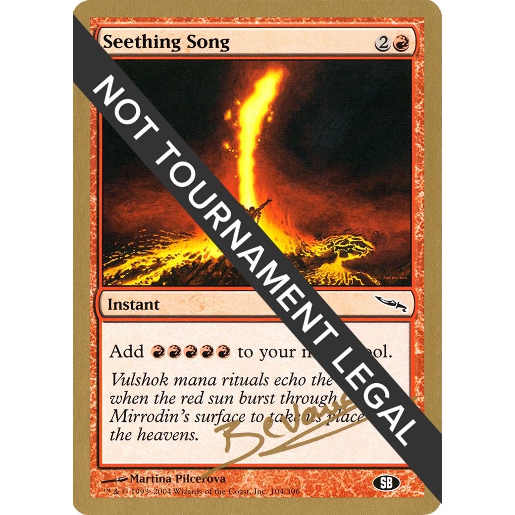 Image for Seething Song - 2004 Manuel Bevand (MRD) (SB) (WCD) - Magic: The Gathering