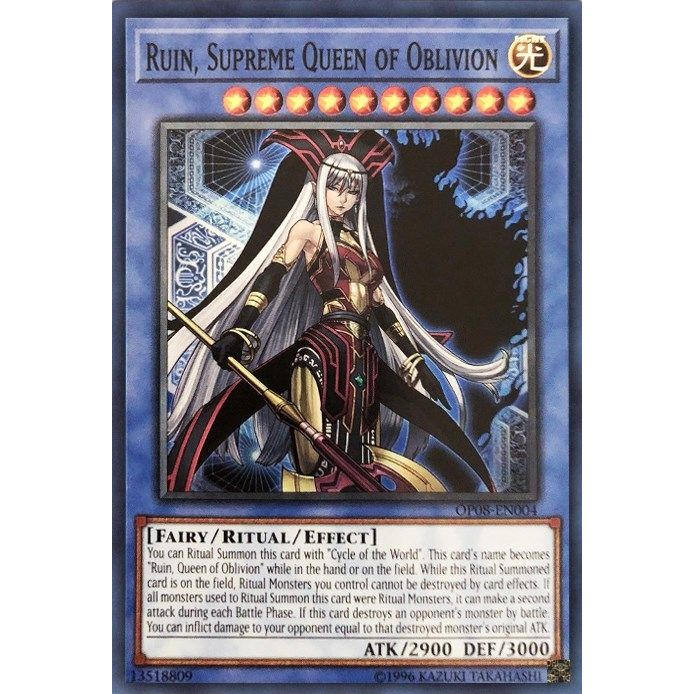 Image for Ruin, Supreme Queen of Oblivion (OP08-EN004) (OP08) - YuGiOh