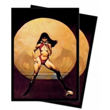 Image for Vampirella "Vampire Mistress" Standard Deck Protector sleeves by Frank Frazetta (100-Pack) - Card Sleeves