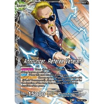 Image for Announcer // Announcer, Referee Veteran (TB2-065) (DBS-TB02) - Dragon Ball Super: Masters