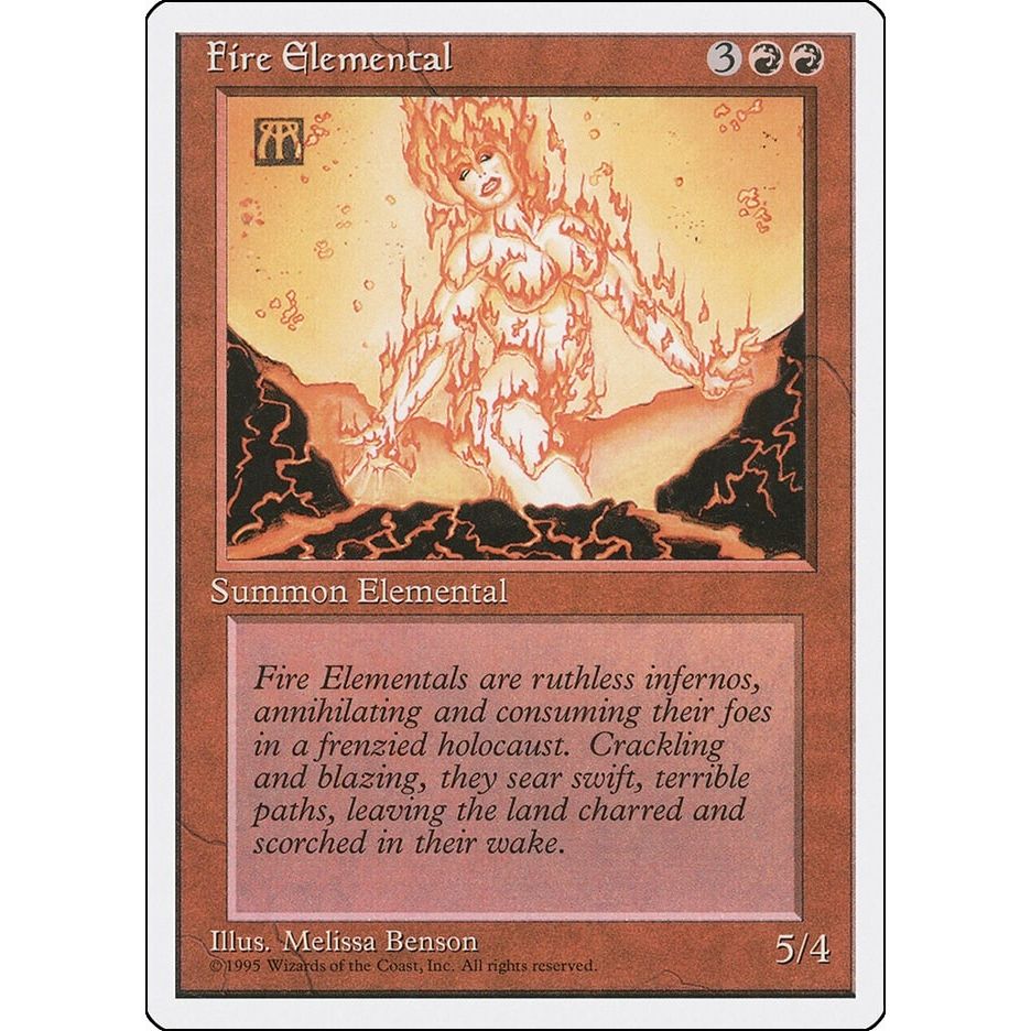 Image for Fire Elemental (4ED) - Magic: The Gathering