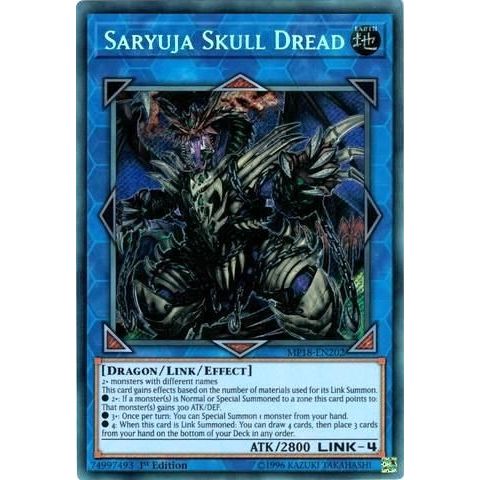 Image for Saryuja Skull Dread (MP18-EN202) (MP18) - YuGiOh