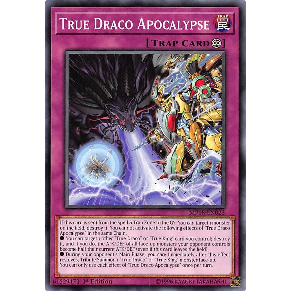 Image for True Draco Apocalypse (MP18-EN023) (MP18) - YuGiOh