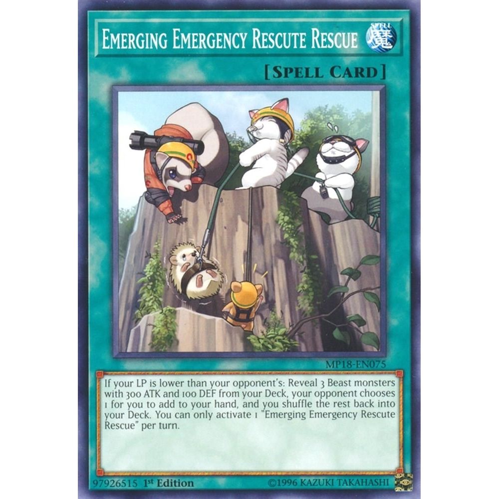 Image for Emerging Emergency Rescute Rescue (MP18-EN075) (MP18) - YuGiOh