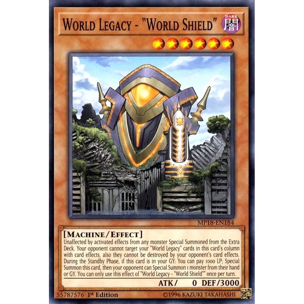 Image for World Legacy - "World Shield" (MP18-EN184) (MP18) - YuGiOh