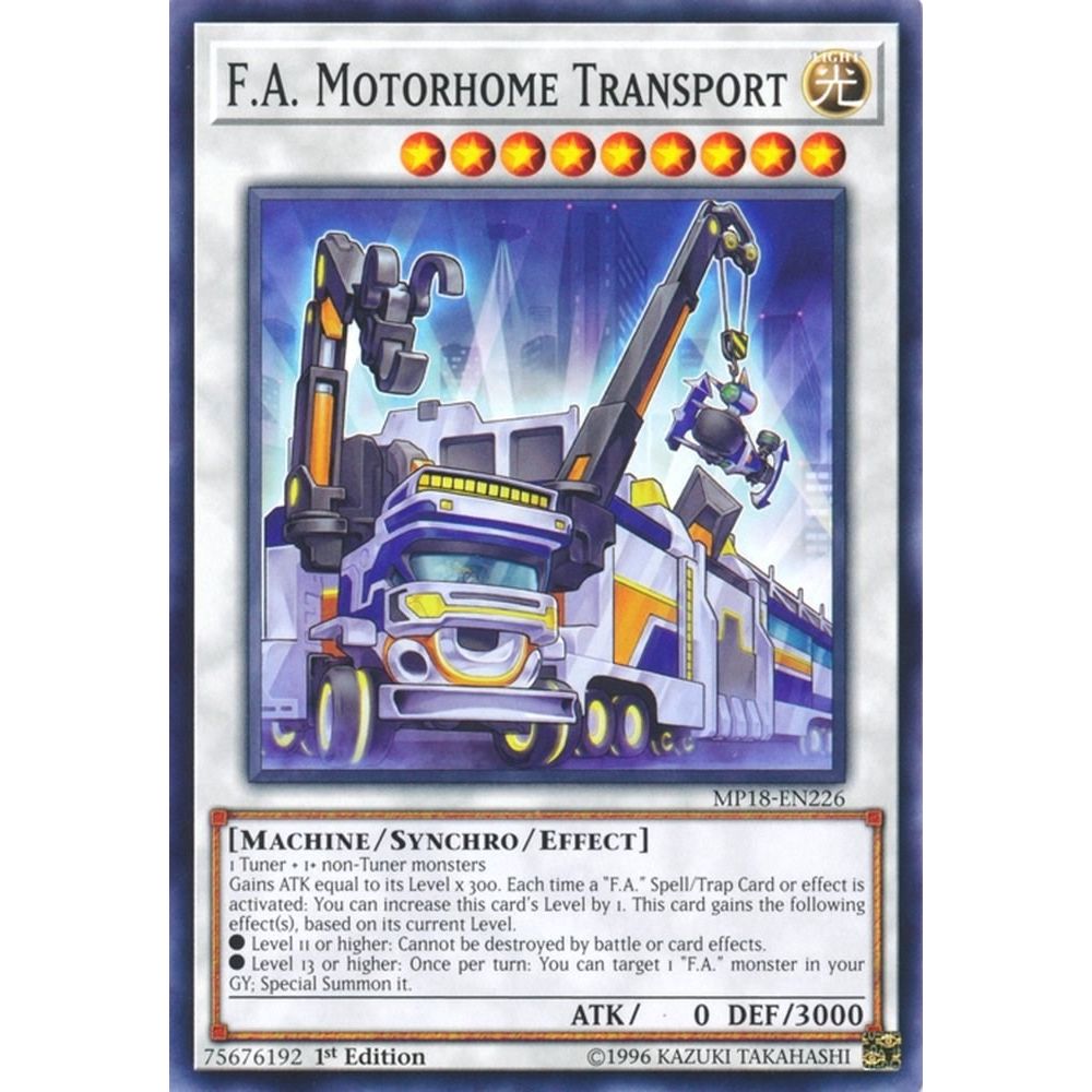 Image for F.A. Motorhome Transport (MP18-EN226) (MP18) - YuGiOh