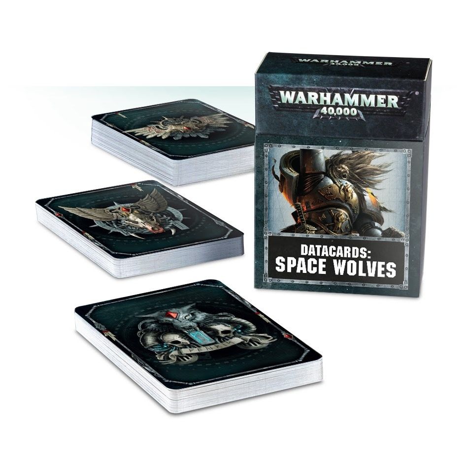 Image for Warhammer: 40K - Datacards: Space Wolves - Warhammer Game Accessories