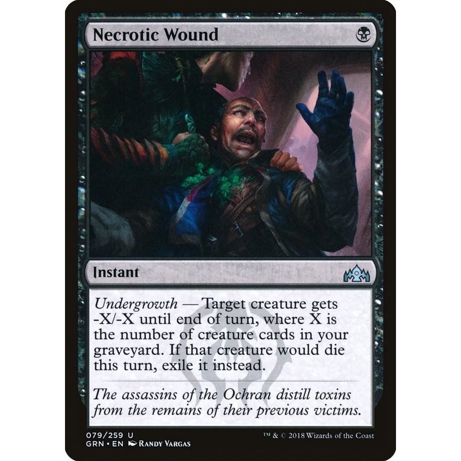 Image for Necrotic Wound (79) (GRN) - Magic: The Gathering