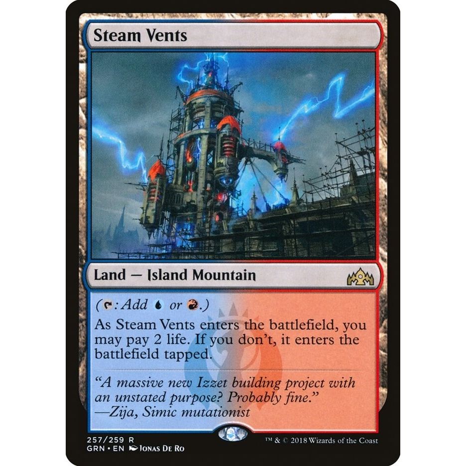 Image for Steam Vents (257) (GRN) - Magic: The Gathering
