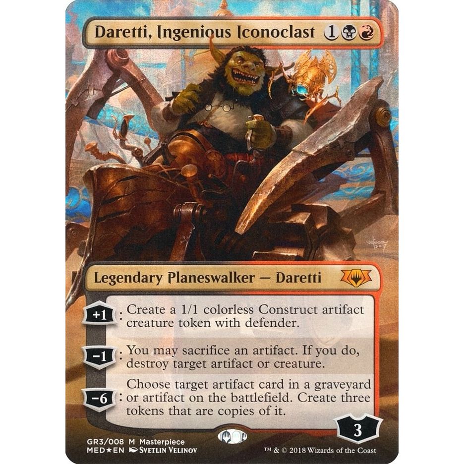 Image for Daretti, Ingenious Iconoclast (GR3) (MED) - Magic: The Gathering