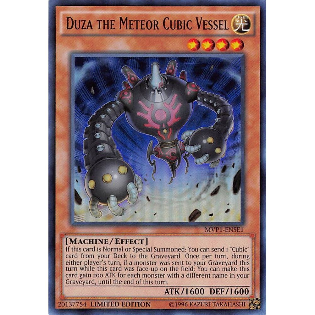 Image for Duza the Meteor Cubic Vessel (MVP1-ENSE1) (MVP1-SE) - YuGiOh
