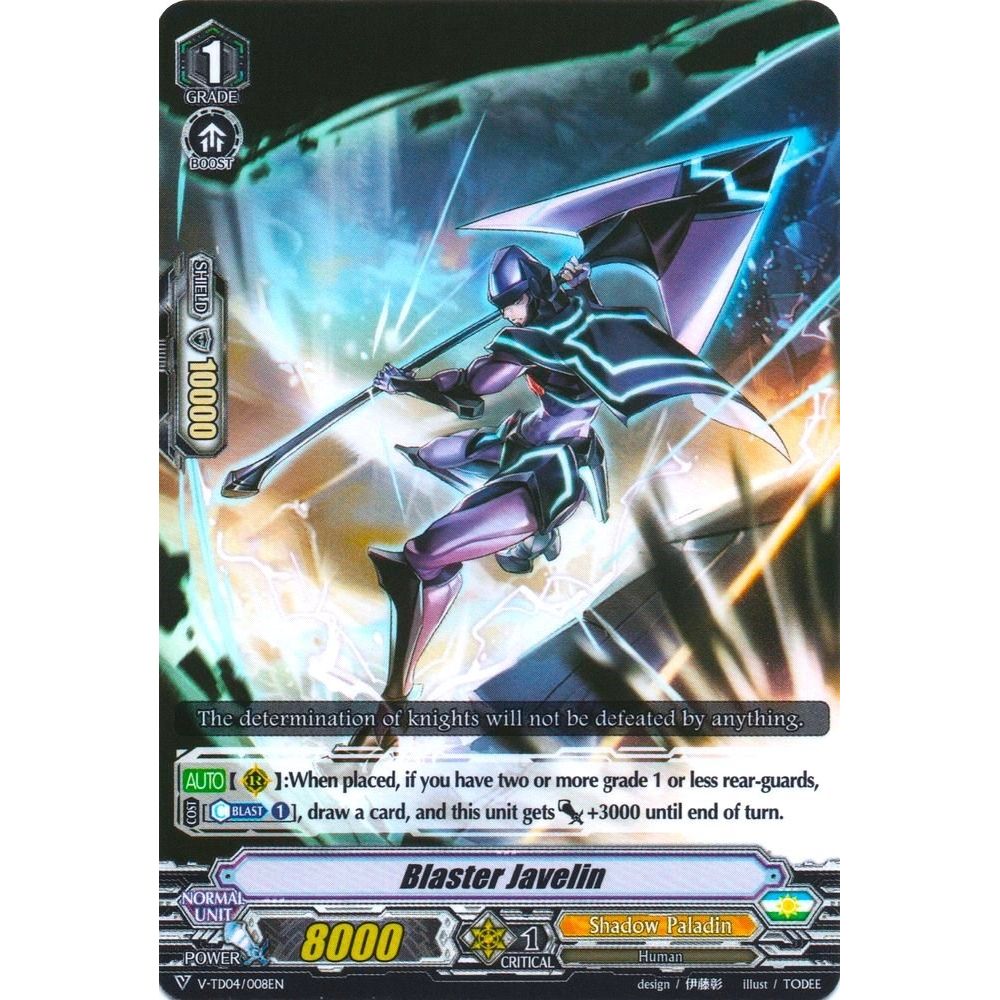 Image for Blaster Javelin (V-TD04/008EN) (V-TD04) - Cardfight Vanguard