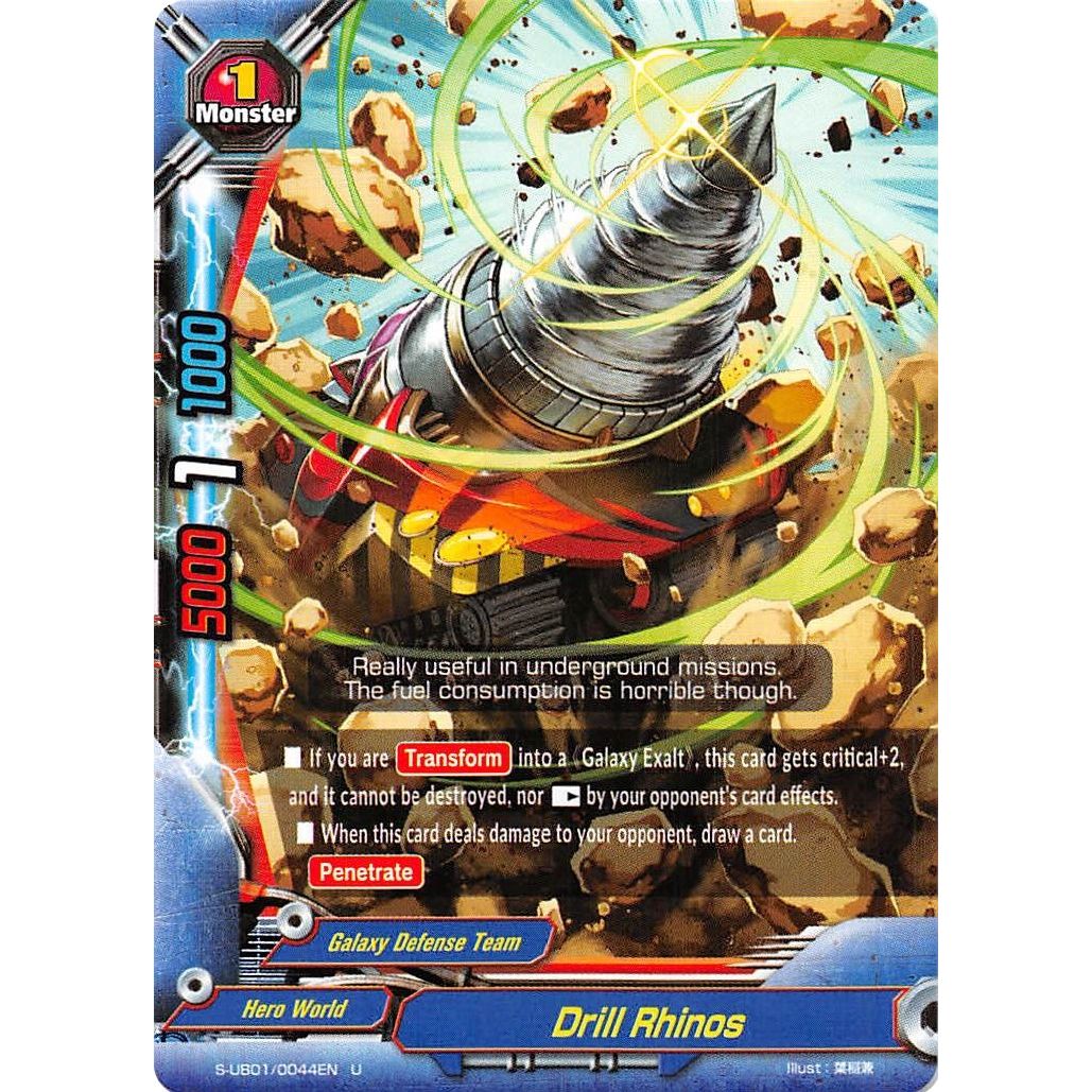 Image for Drill Rhinos (S-UB01/0044EN) (S-UB01) - Future Card BuddyFight
