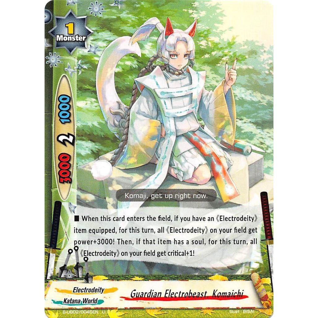 Image for Guardian Electrobeast, Komaichi (S-UB02/0040EN) (S-UB02) - Future Card BuddyFight