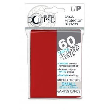 Image for PRO-Matte Eclipse Small Deck Protector Sleeves - Apple Red (Classic) (60-Pack) - Card Sleeves