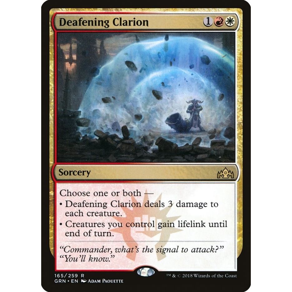 Image for Deafening Clarion (165) (GRN) - Magic: The Gathering