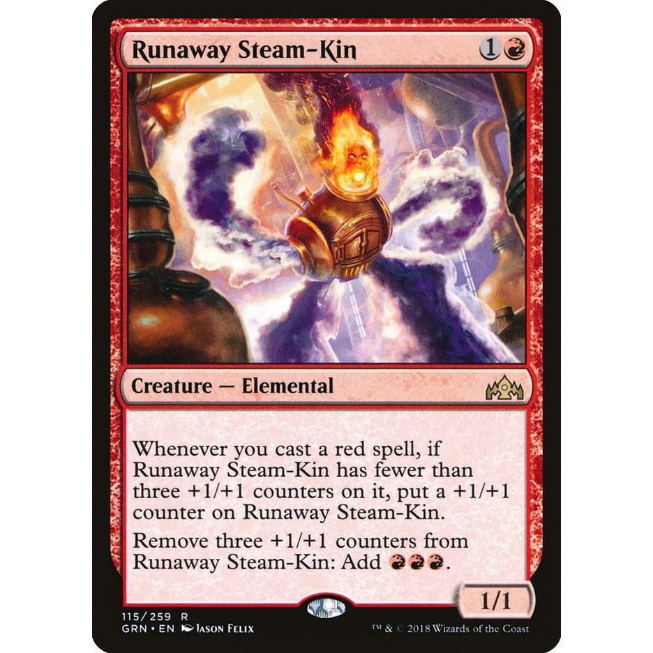 Image for Runaway Steam-Kin (115) (GRN) - Magic: The Gathering