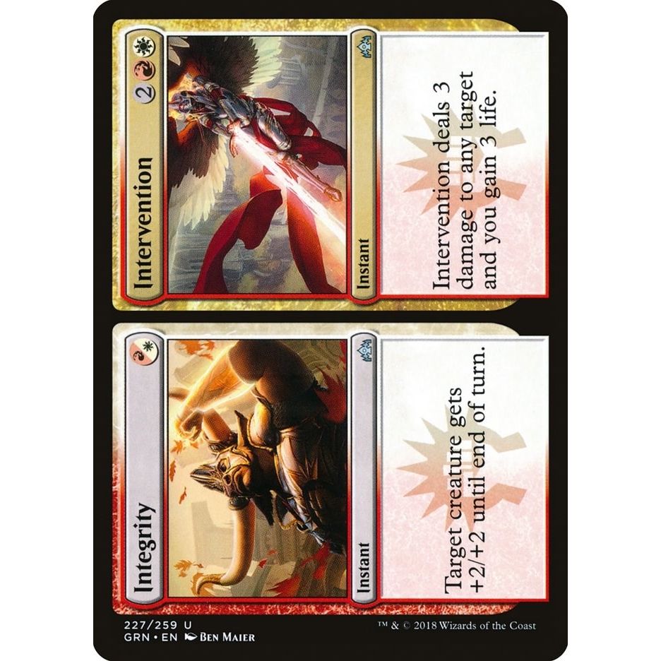 Image for Integrity // Intervention (227) (GRN) - Magic: The Gathering