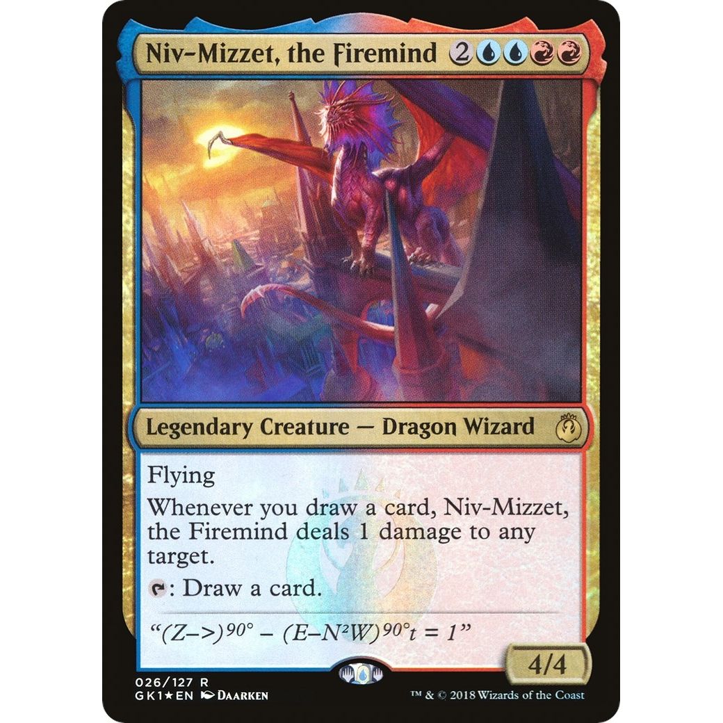 Image for Niv-Mizzet, the Firemind (26) (GR1) - Magic: The Gathering