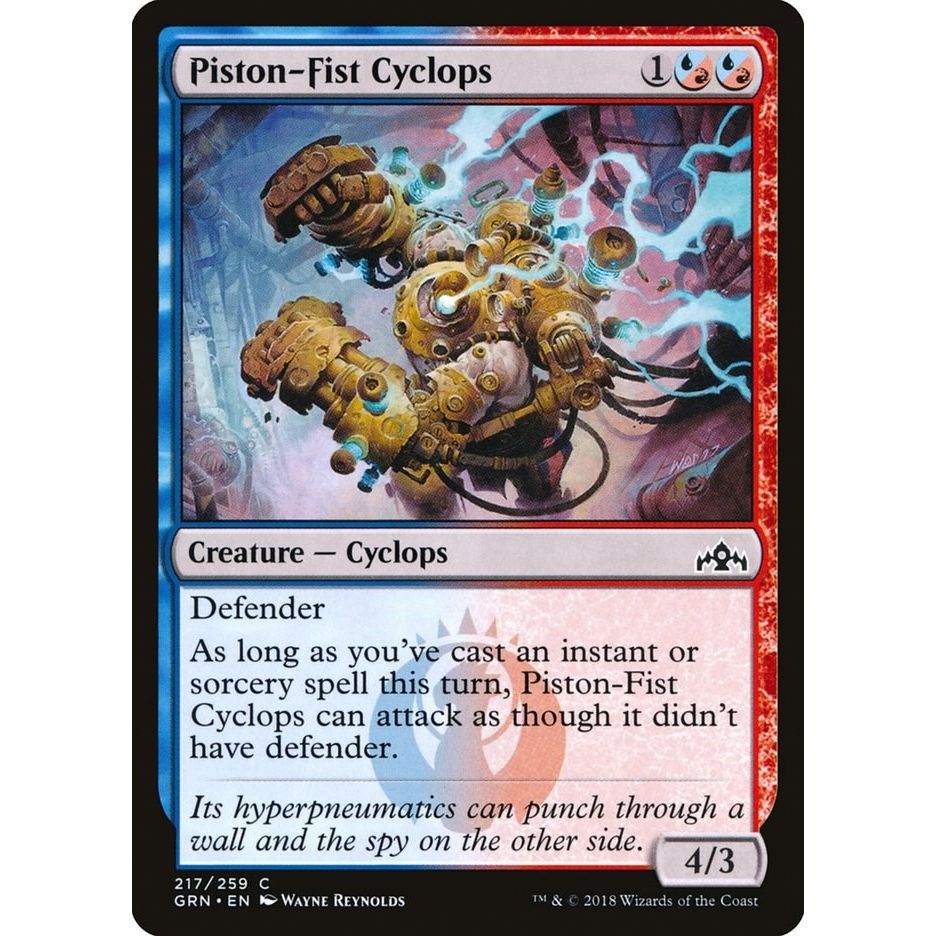 Image for Piston-Fist Cyclops (217) (GRN) - Magic: The Gathering