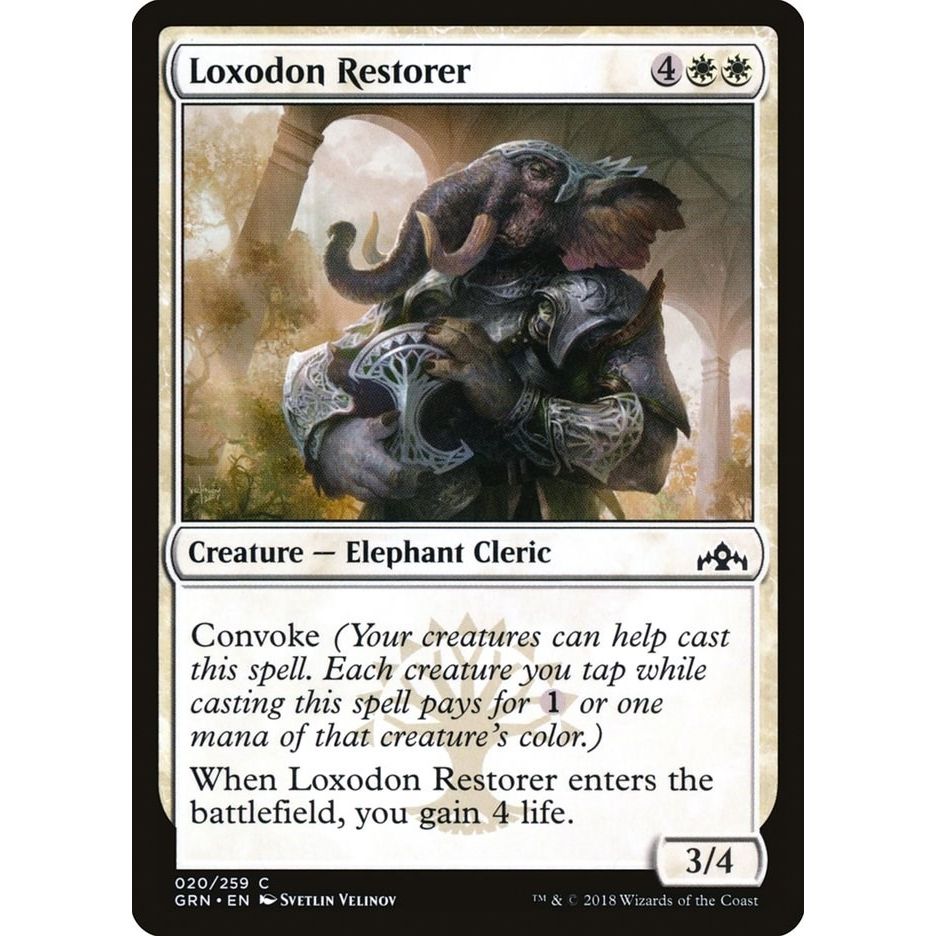 Image for Loxodon Restorer (20) (GRN) - Magic: The Gathering
