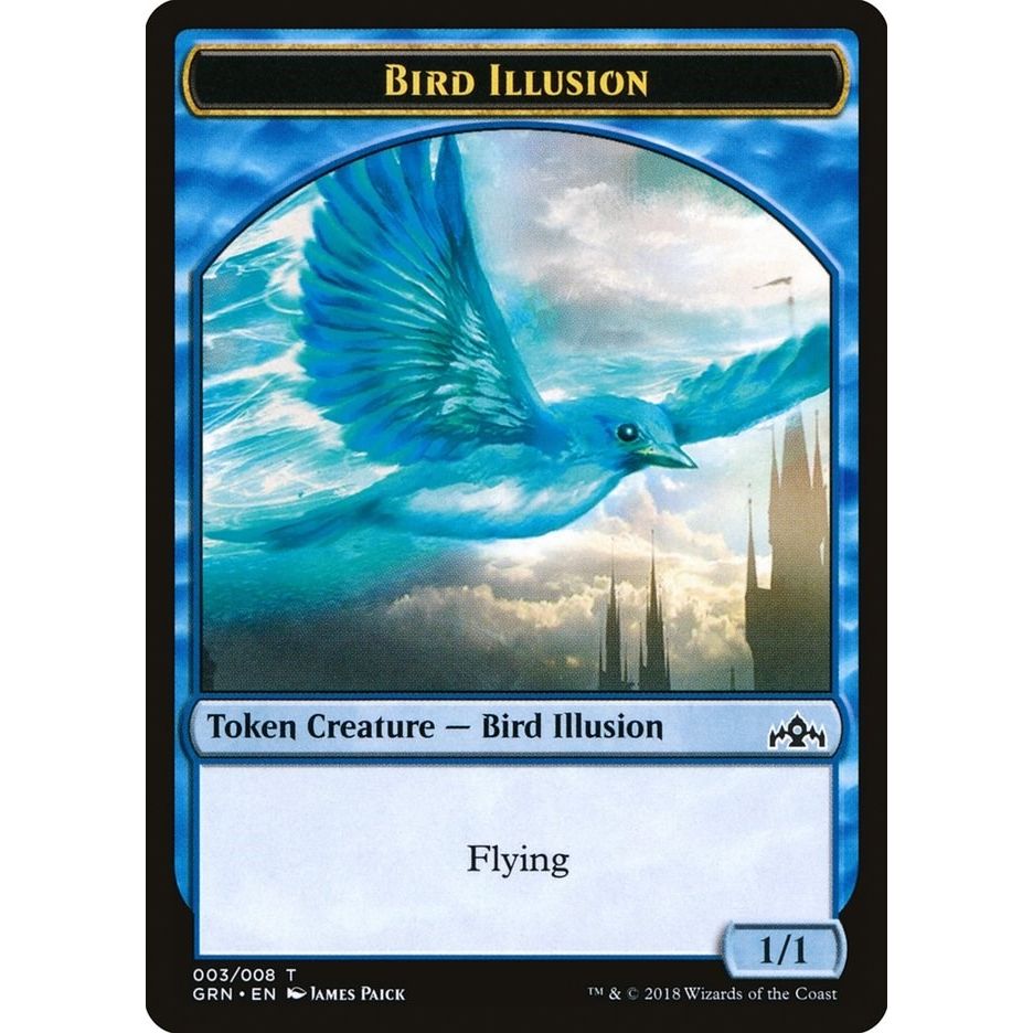Image for Bird Illusion Token (3) (GRN) - Magic: The Gathering