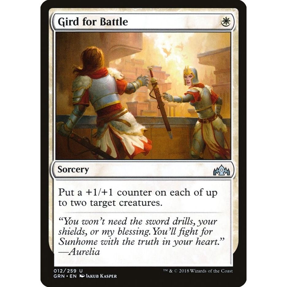 Image for Gird for Battle (12) (GRN) - Magic: The Gathering