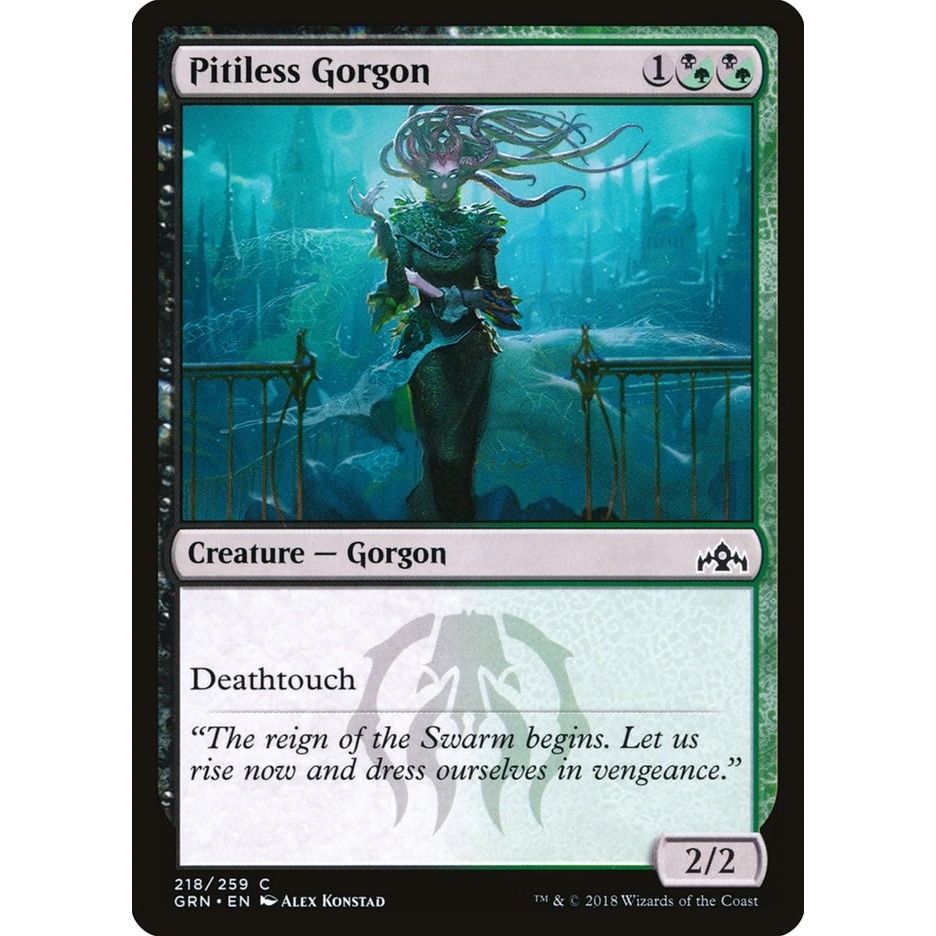 Image for Pitiless Gorgon (218) (GRN) - Magic: The Gathering