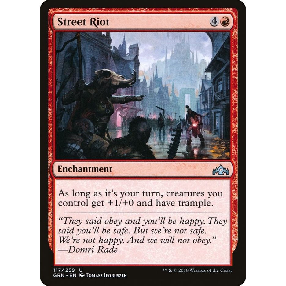 Image for Street Riot (117) (GRN) - Magic: The Gathering