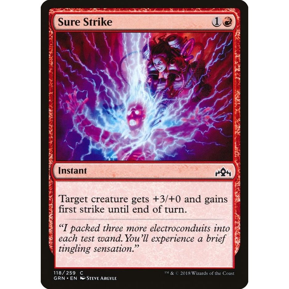 Image for Sure Strike (118) (GRN) - Magic: The Gathering