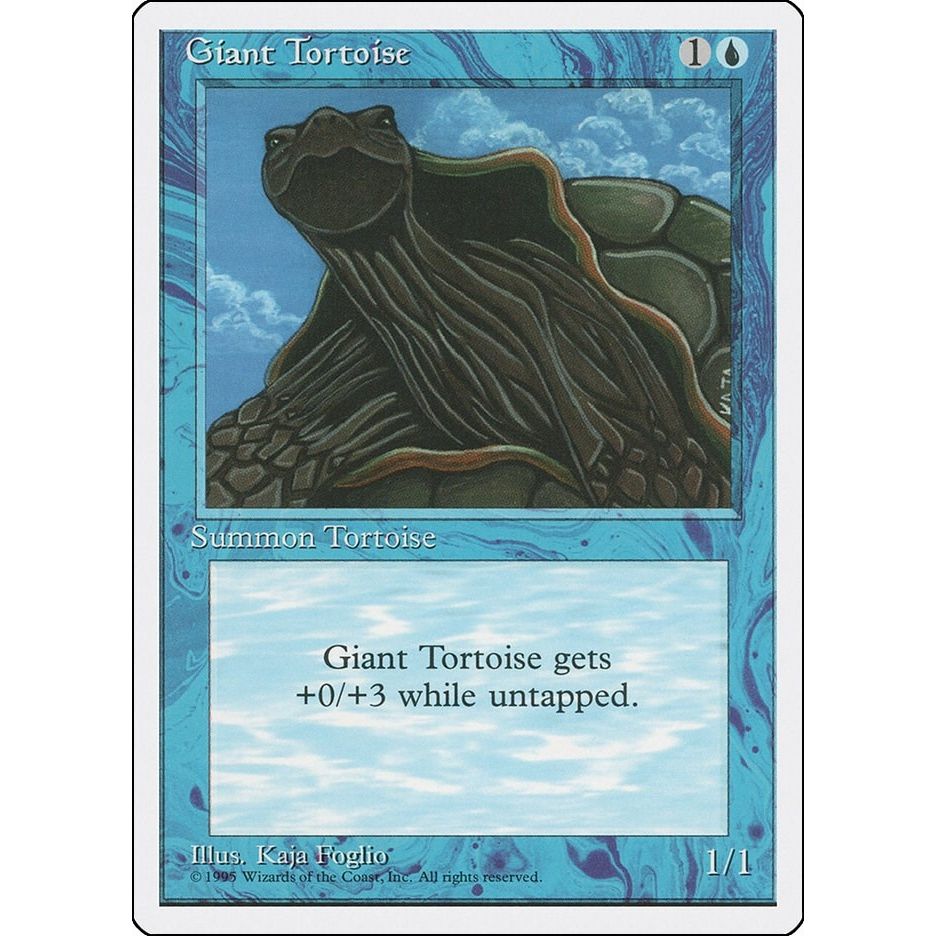 Image for Giant Tortoise (4ED) - Magic: The Gathering