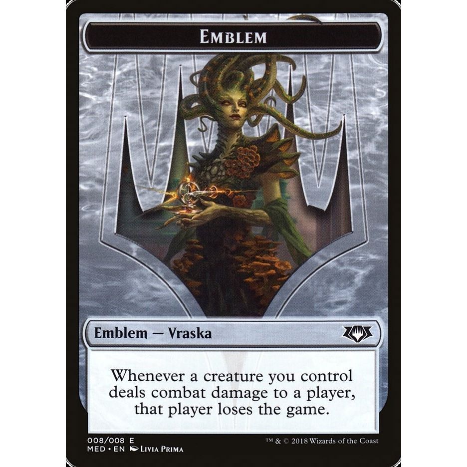 Image for Emblem - Vraska, Golgari Queen (8) (MED) - Magic: The Gathering