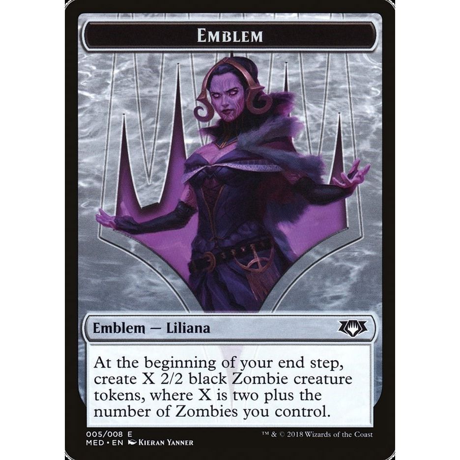 Image for Emblem - Liliana, the Last Hope (5) (MED) - Magic: The Gathering
