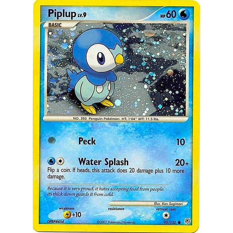 Image for Piplup - 93/130 (Cosmos Holo) (093/130) (MCAP) - Pokemon