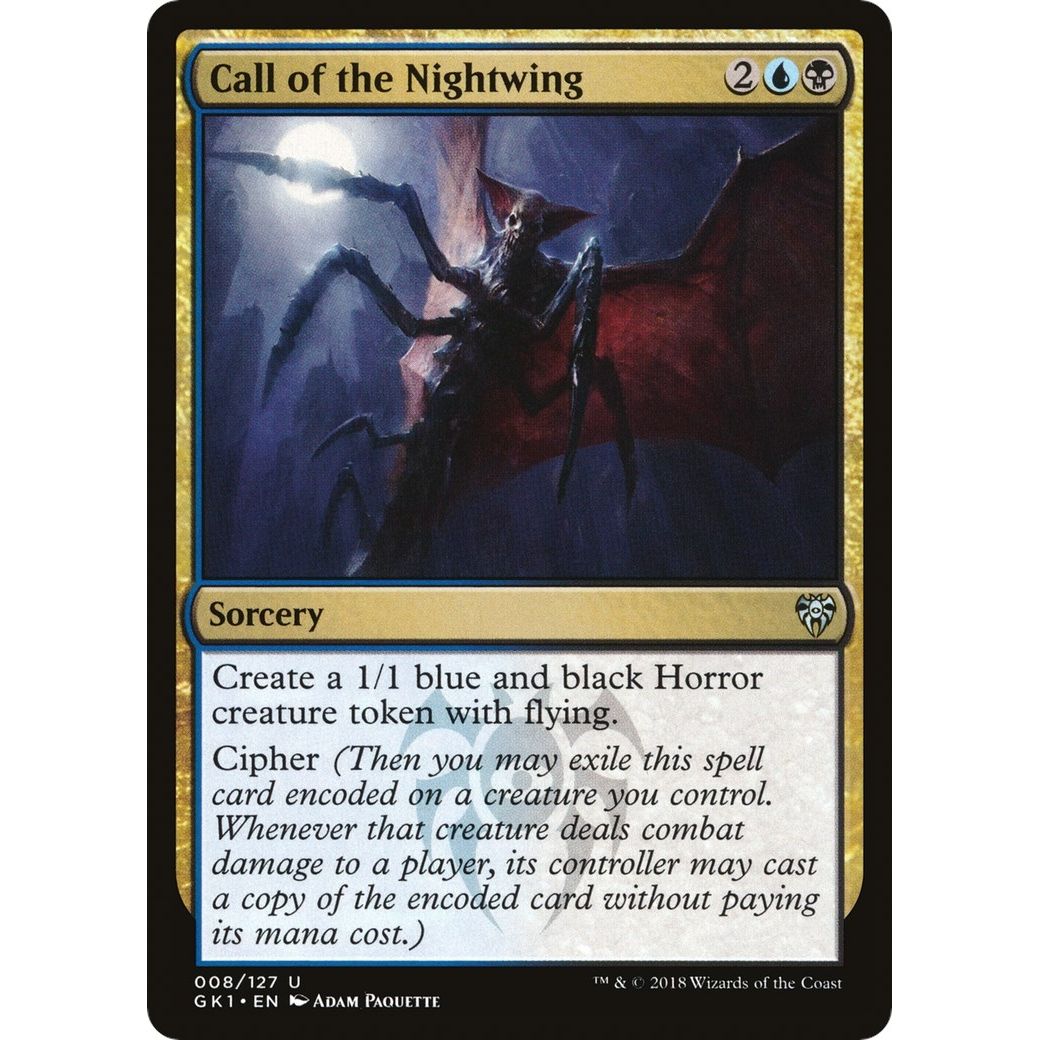 Image for Call of the Nightwing (8) (GR1) - Magic: The Gathering