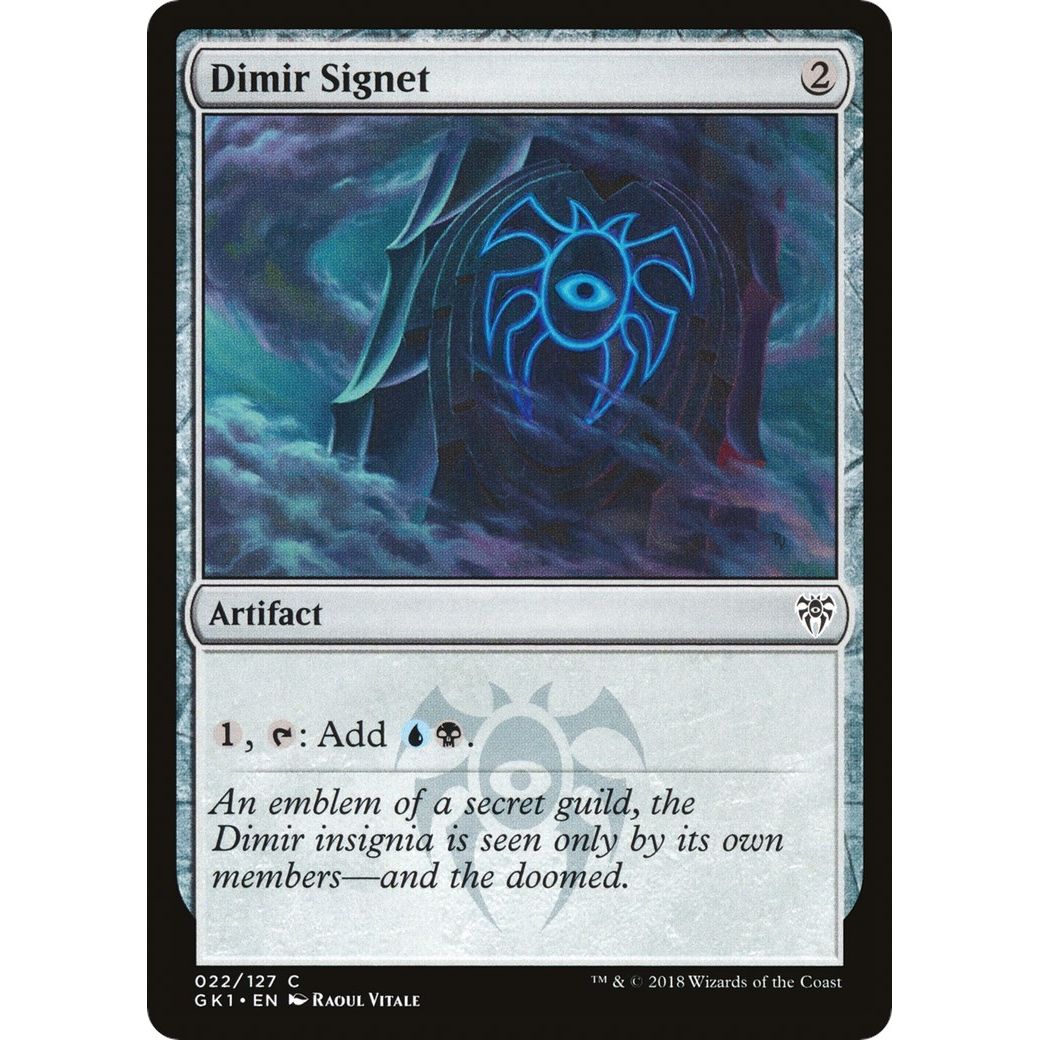 Image for Dimir Signet (22) (GR1) - Magic: The Gathering