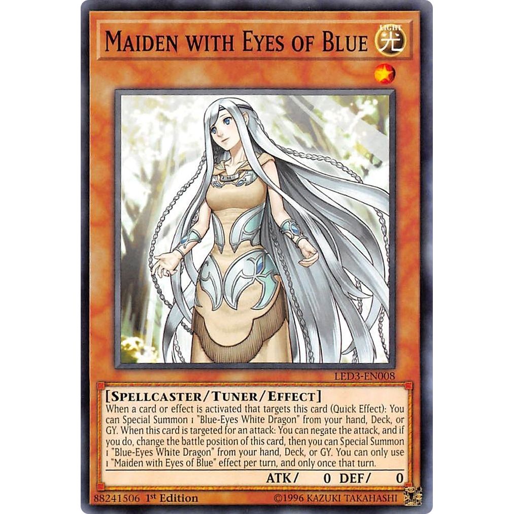 Image for Maiden with Eyes of Blue (LED3-EN008) (LED3) - YuGiOh