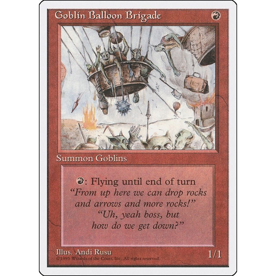 Image for Goblin Balloon Brigade (4ED) - Magic: The Gathering