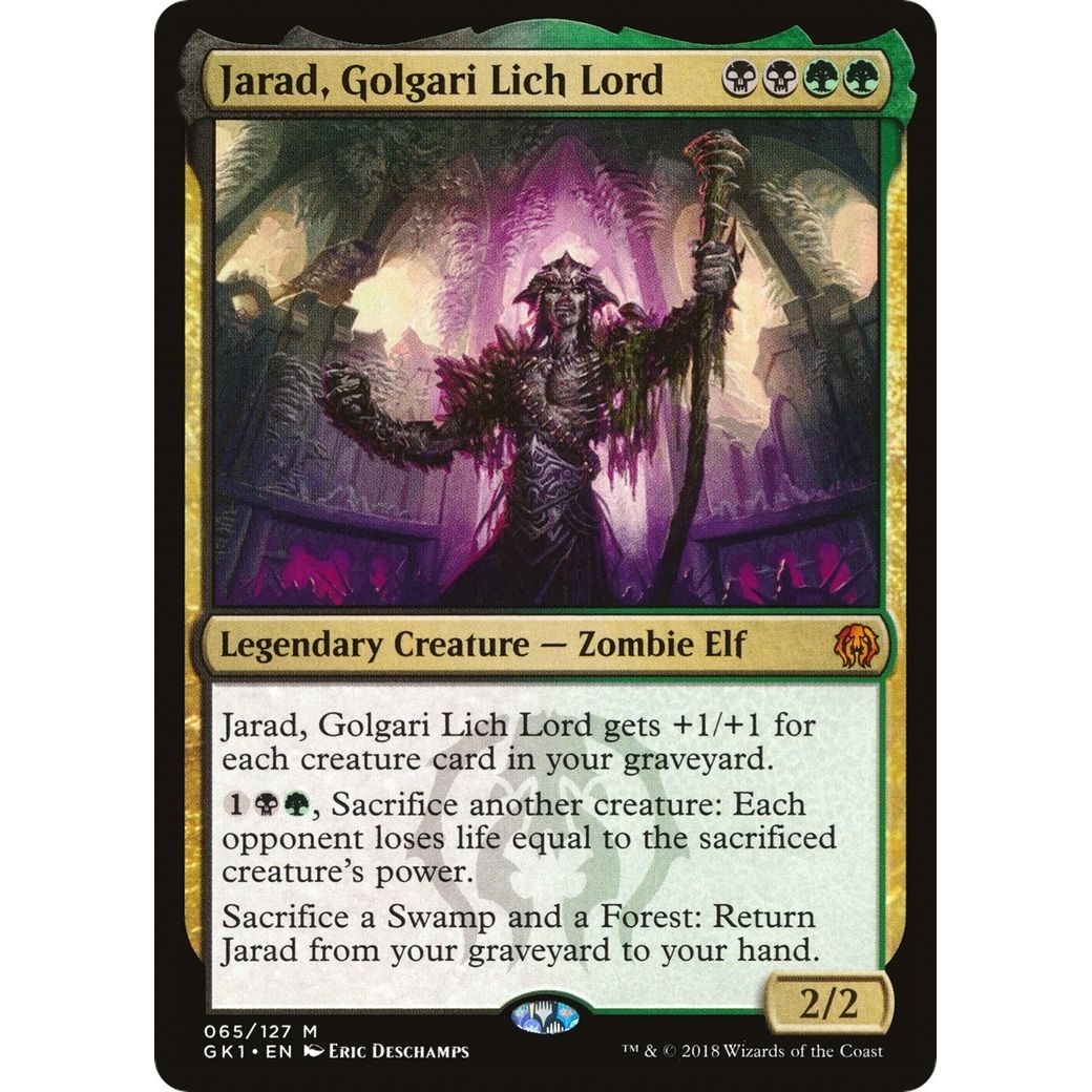 Image for Jarad, Golgari Lich Lord (65) (GR1) - Magic: The Gathering